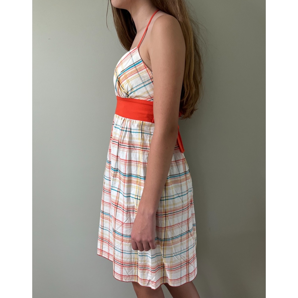 Womens Y2K Vintage Plaid Summer Halter Style Sundress Dress | My Michelle | 7/8 - Picture 2 of 8